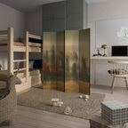 GILDING HOURS 4-teiliger Paravent