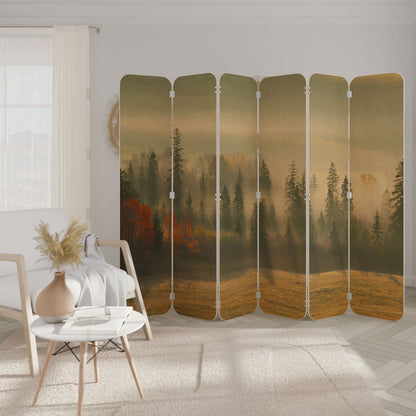 GILDING HOURS 6-Panel Plywood Room Divider