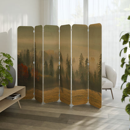 GILDING HOURS 6-Panel Plywood Room Divider