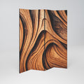 WOODEN WAVES UNFOLDED 4-teiliger Paravent