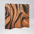 WOODEN WAVES UNFOLDED 5dílný paraván