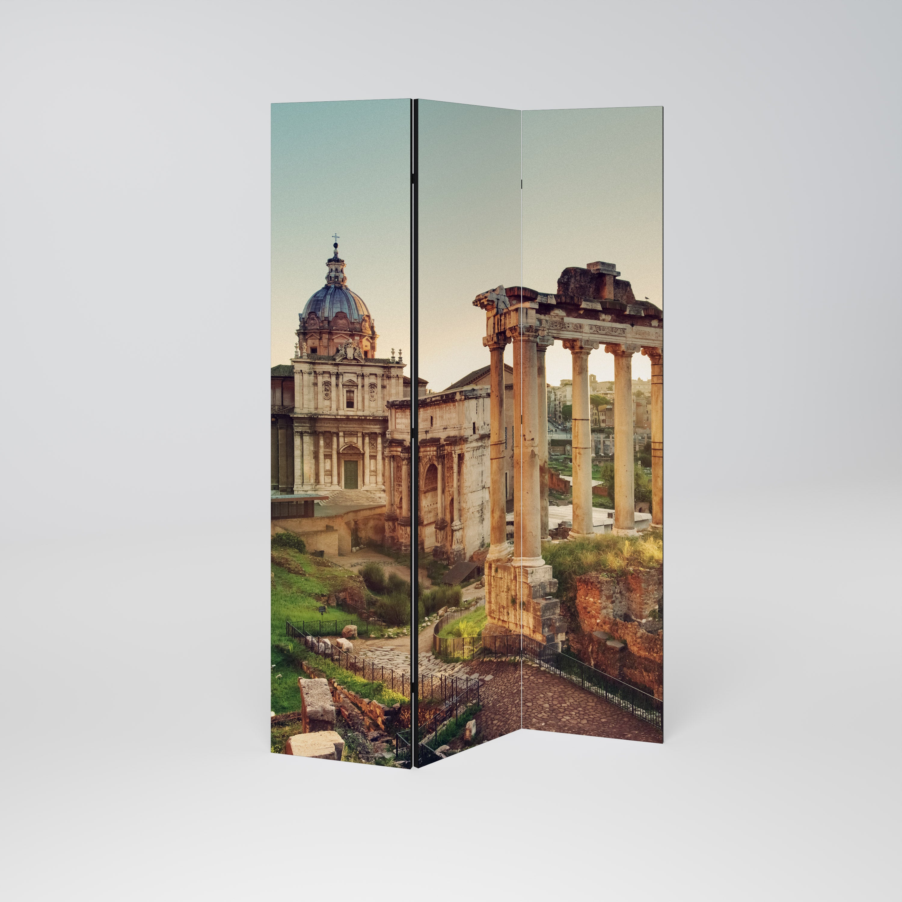 MARVELS OF THE PAST Dekorativ rumsavdelare – 3 paneler