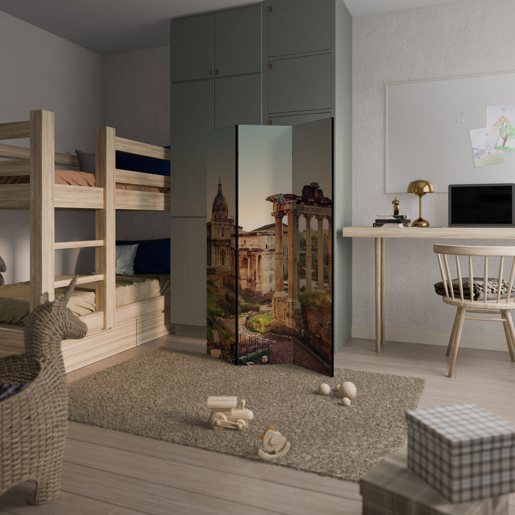 MARVELS OF THE PAST Dekorativ rumsavdelare – 3 paneler