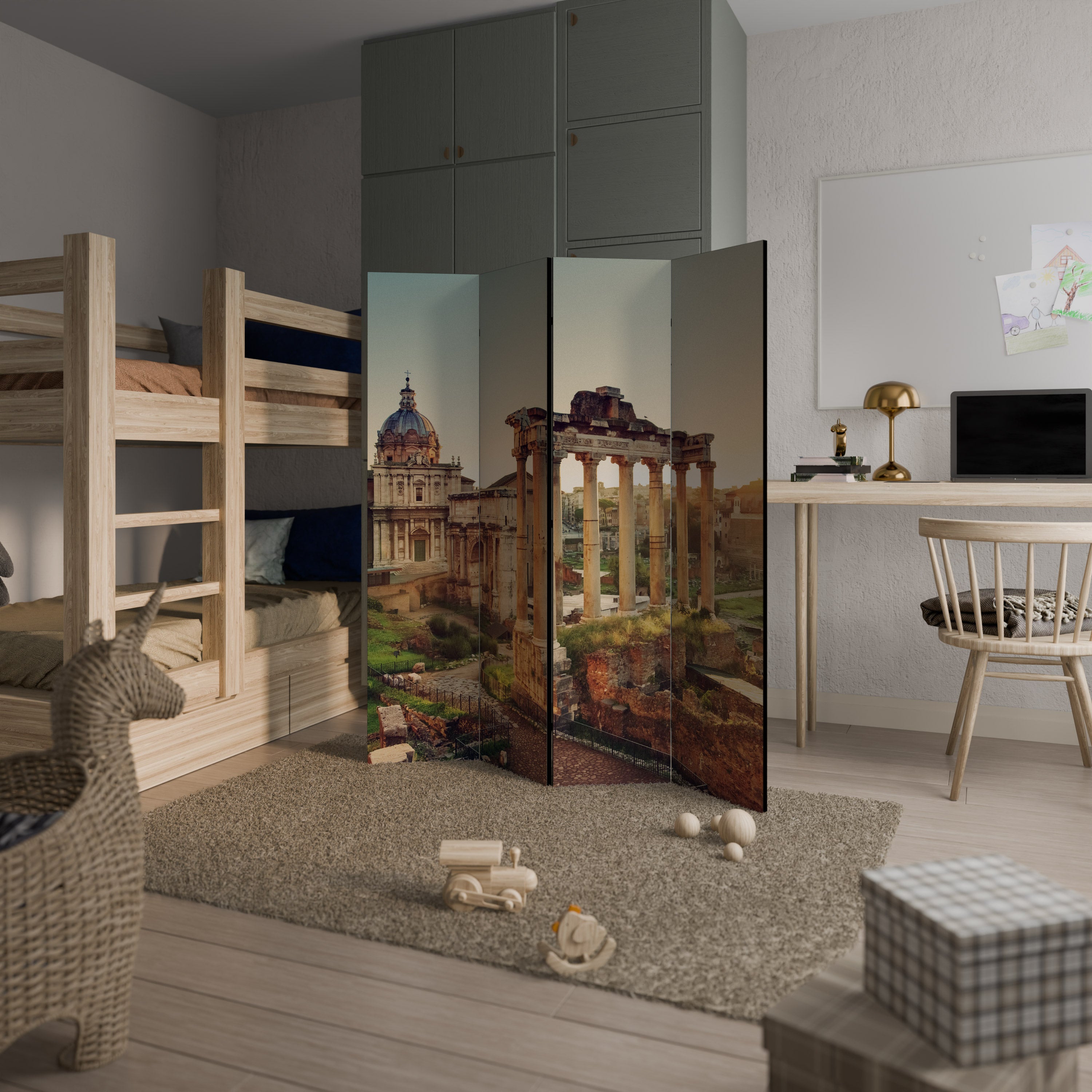 MARVELS OF THE PAST Rumsavdelare 4 paneler