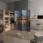 PILLARS OF MEMORY 4-Panel Room Divider