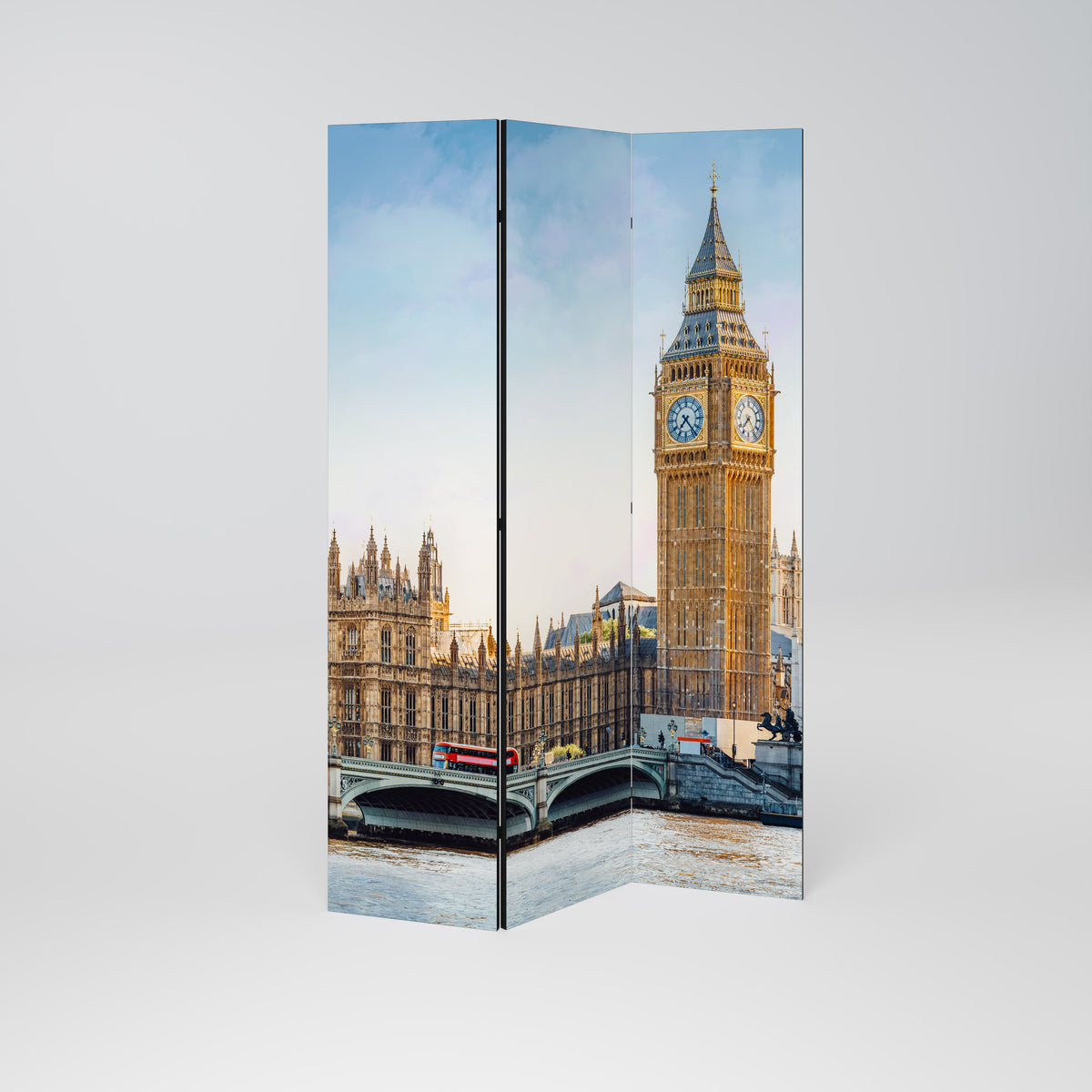 TIMELESS LONDON ELEGANCE 3-teiliger Paravent