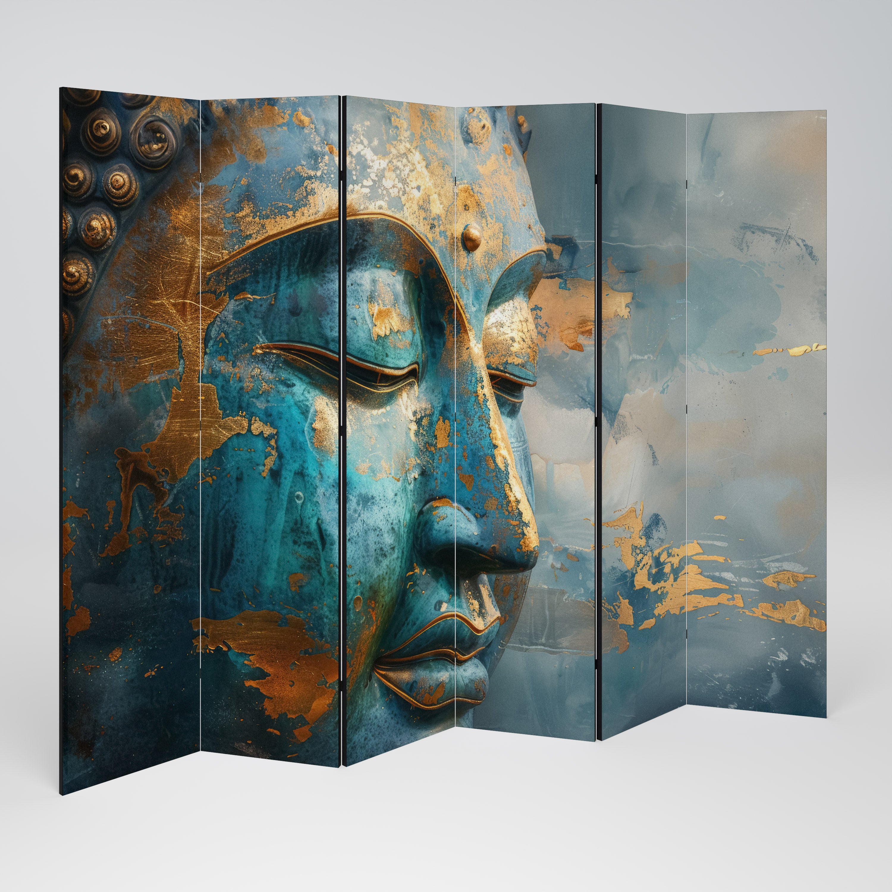 ENIGMATIC STILLNESS 6-Panel Room Divider