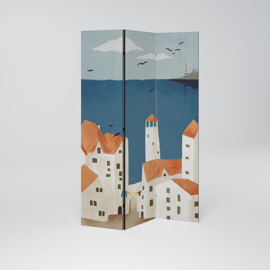 COASTLAND VILLAGE 3-Panel Room Divider