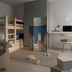 COASTLAND VILLAGE Dekorativ rumsavdelare – 3 paneler