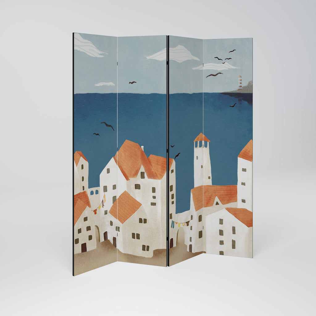 COASTLAND VILLAGE Παραβάν με 4 πάνελ