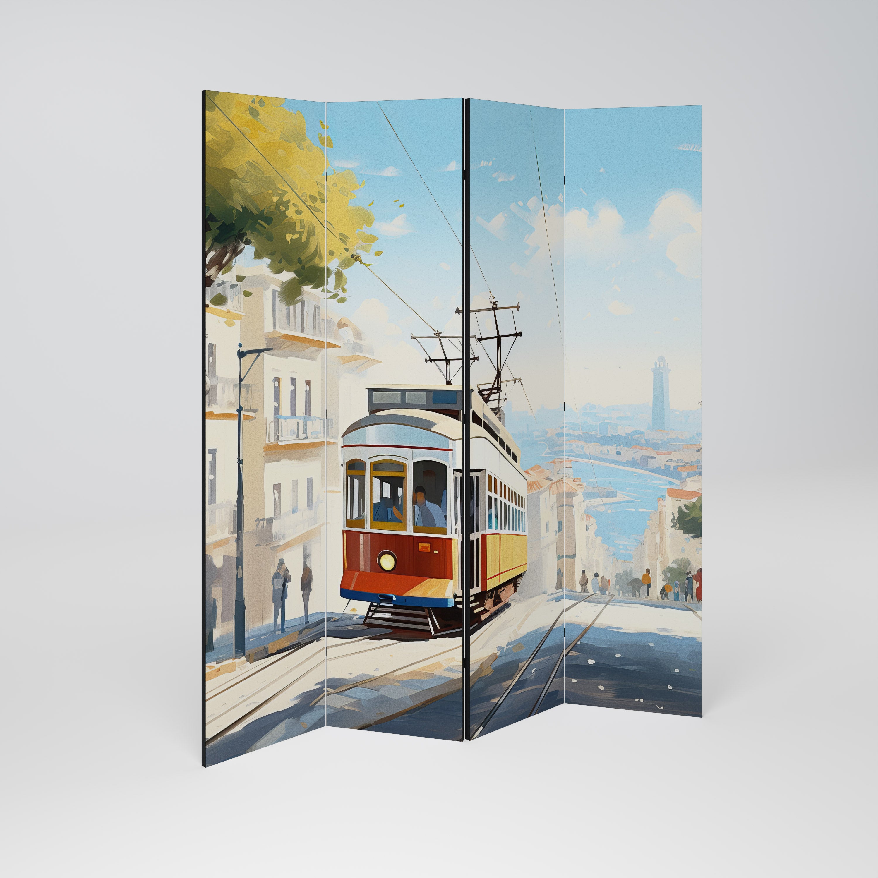 TRAMWAY DREAMSCAPE Παραβάν με 4 πάνελ