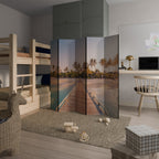 SUNSET SANDSCAPE JOURNEY 5-Panel Room Divider
