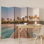 SUNSET SANDSCAPE JOURNEY 6-Panel Room Divider