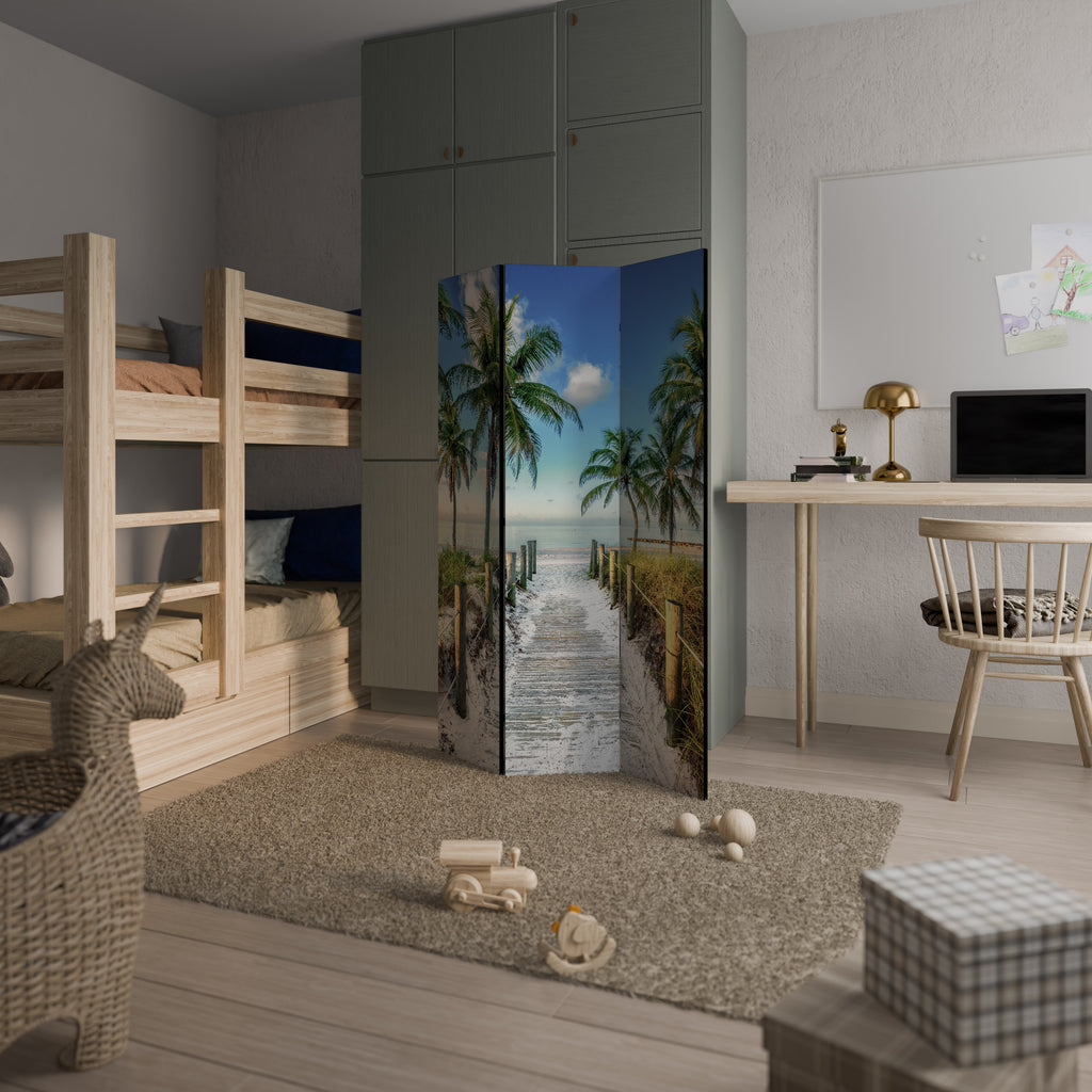 BREEZY COASTAL RETREAT 3-teiliger Paravent