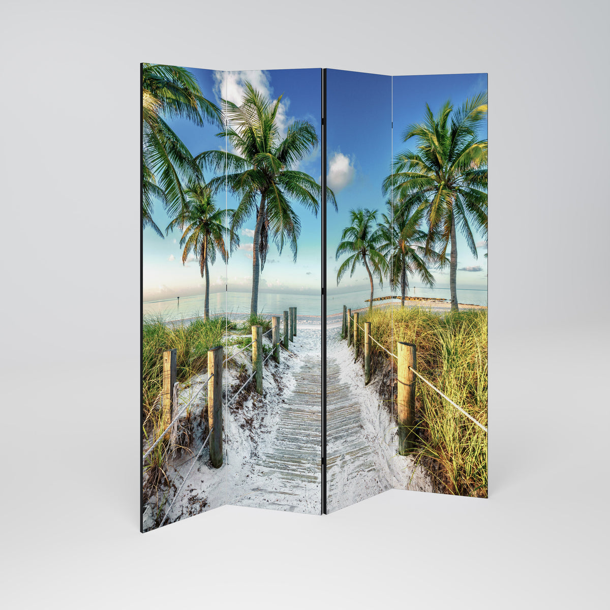 BREEZY COASTAL RETREAT 4-teiliger Paravent