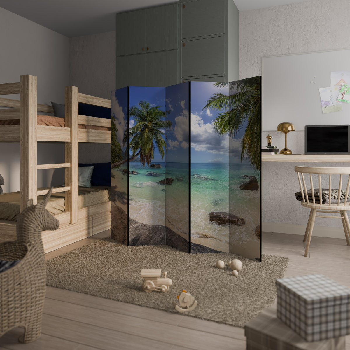 OASIS OF CALM 5-teiliger Paravent