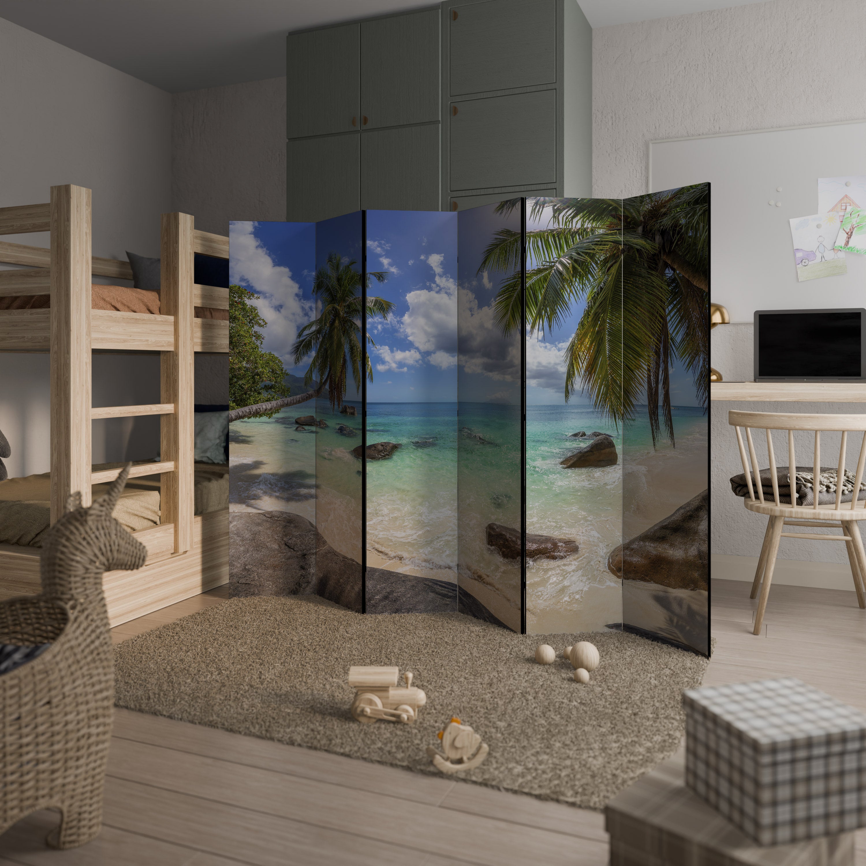 OASIS OF CALM 6-Panel Room Divider