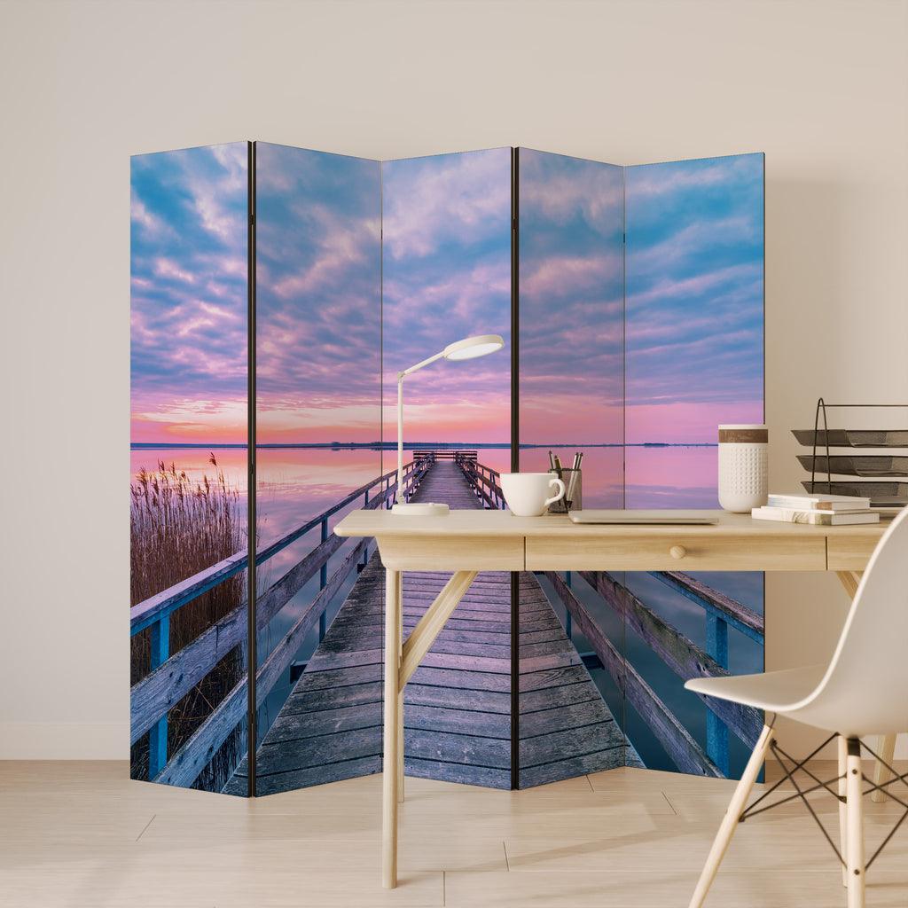 PASTEL PROMENADE 5-Panel Room Divider