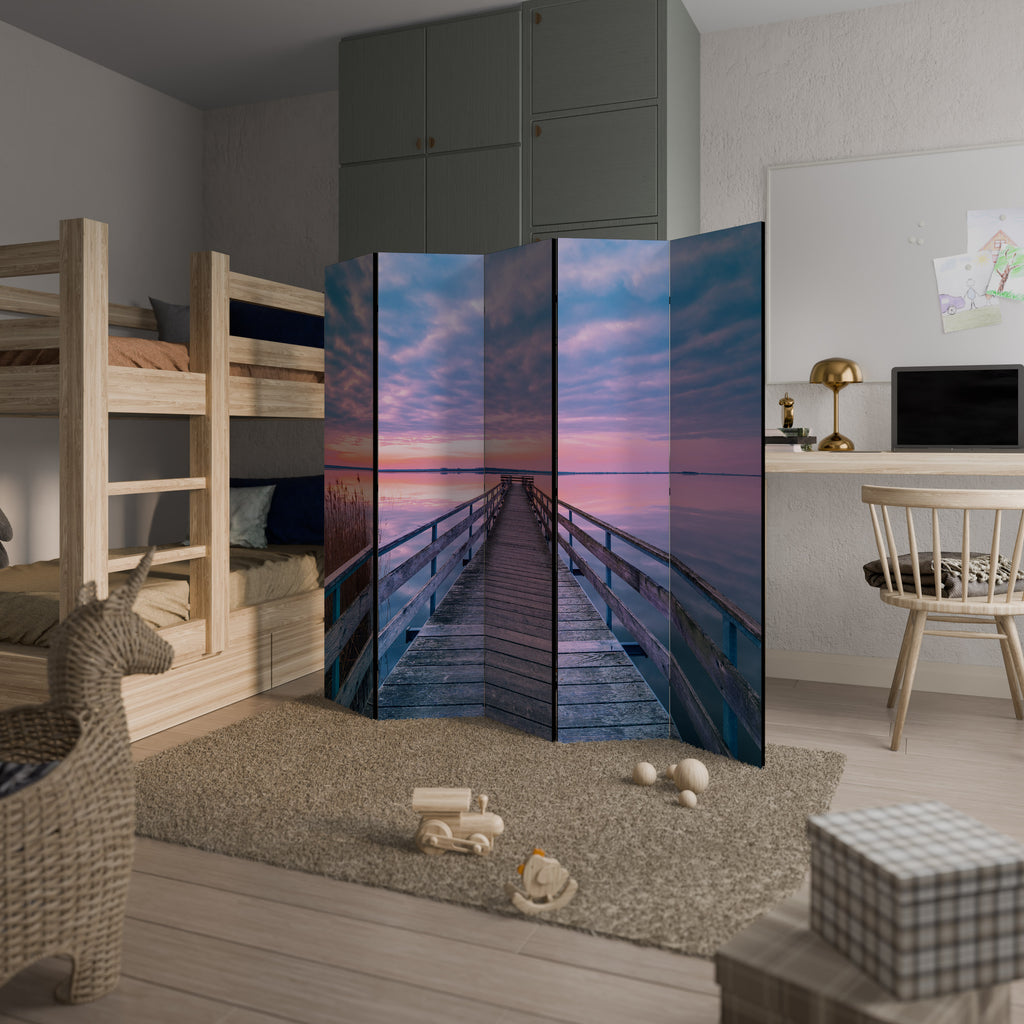 PASTEL PROMENADE 5-Panel Room Divider