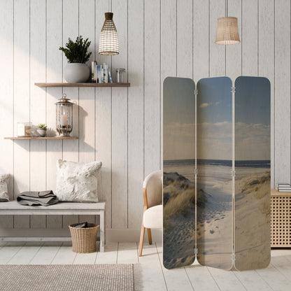 SEASIDE DREAMING 3-Panel Plywood Room Divider