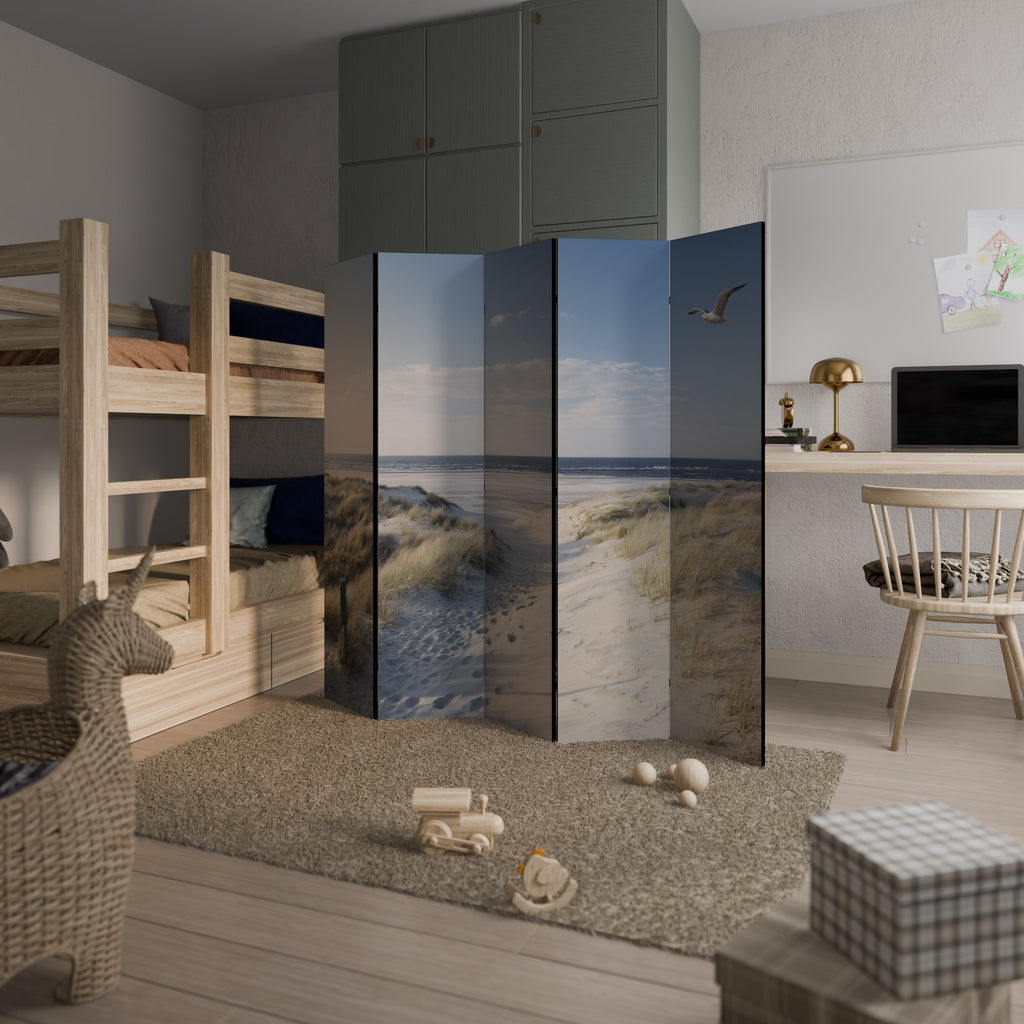 SEASIDE DREAMING 5-Panel Room Divider