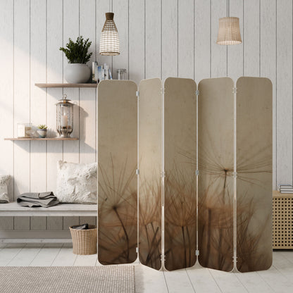 EARTH BREATH 5-Panel Plywood Room Divider