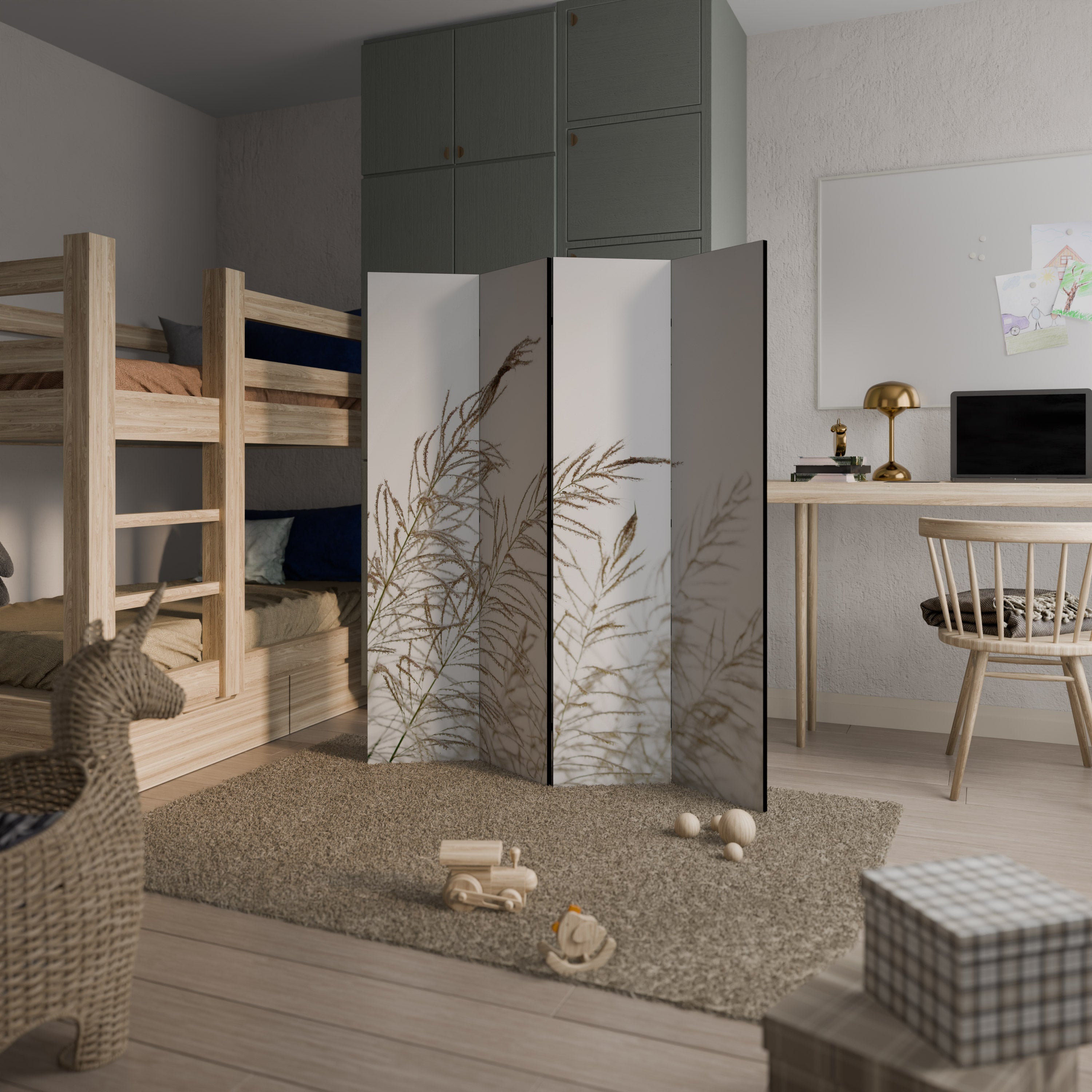 WHISPERING WINDS Παραβάν με 4 πάνελ