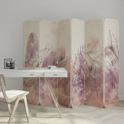 TROPICAL GLAM 6-Panel Plywood Room Divider