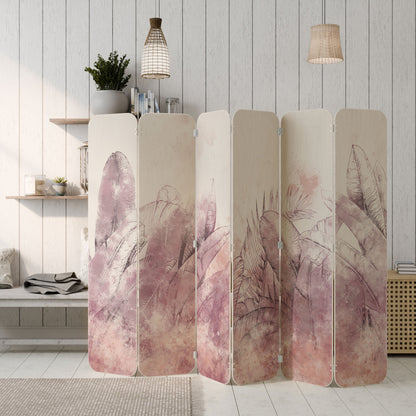 TROPICAL GLAM 6-Panel Plywood Room Divider