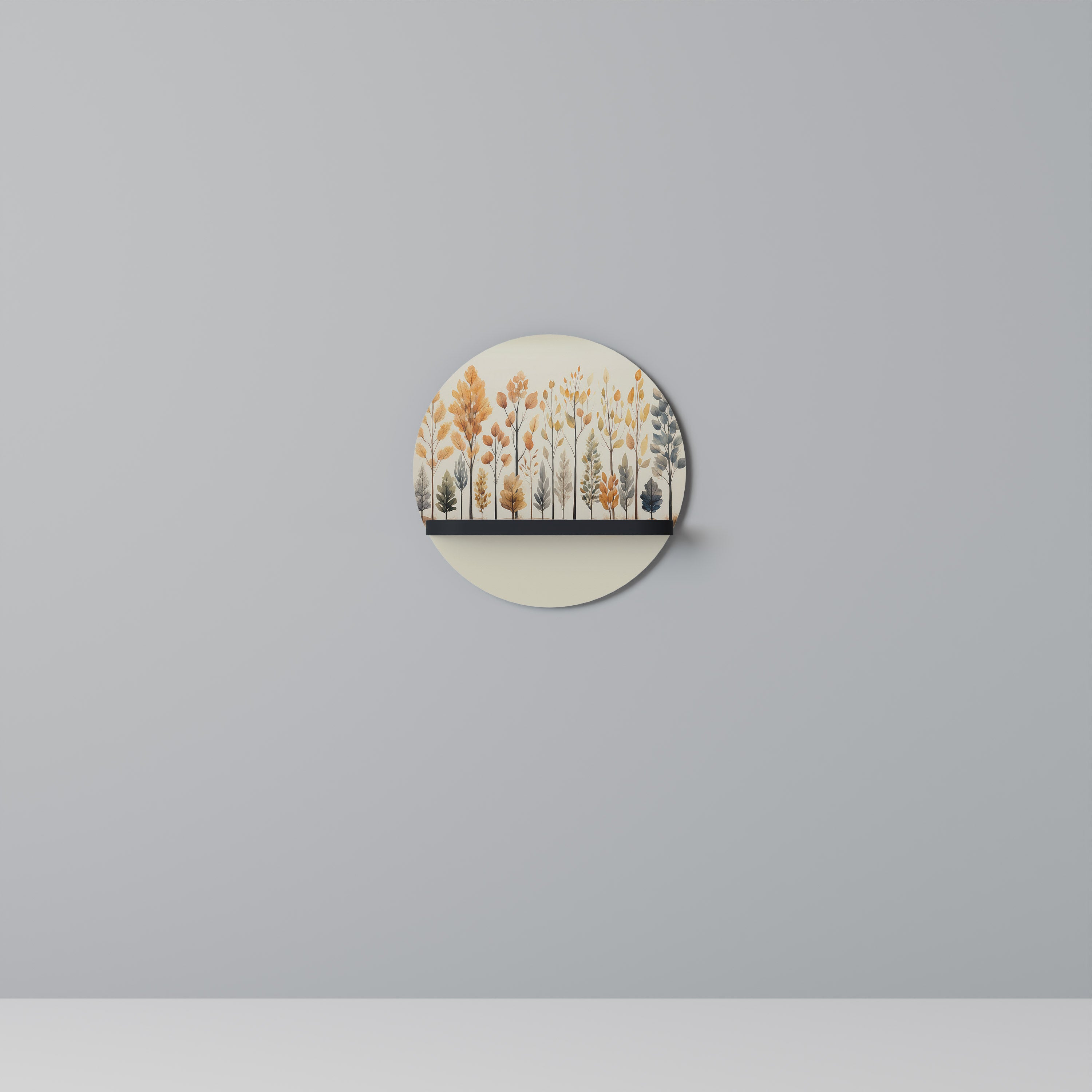 AUTUMN FOREST Decorative Art Shelf