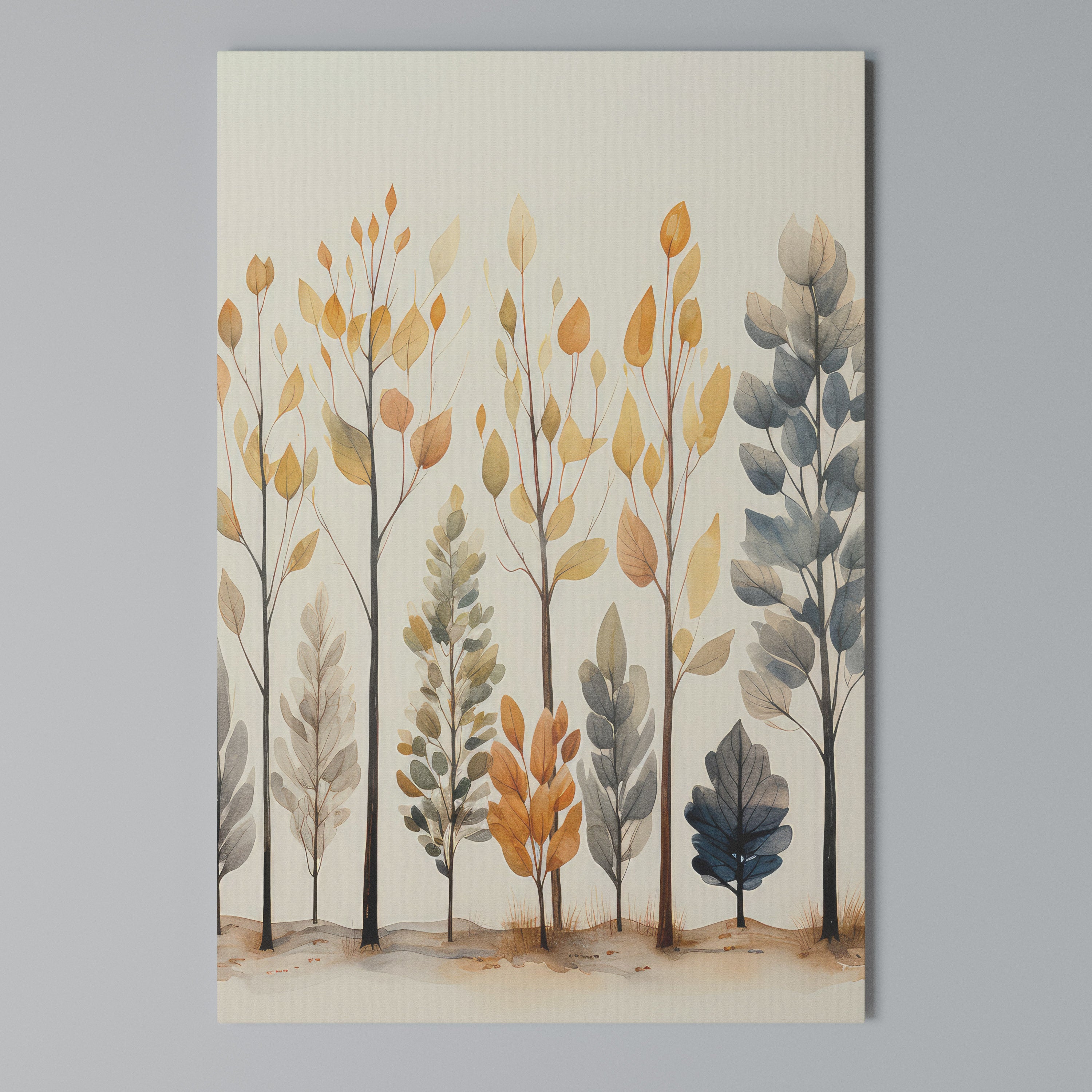 AUTUMN FOREST Cuadro en lienzo vertical