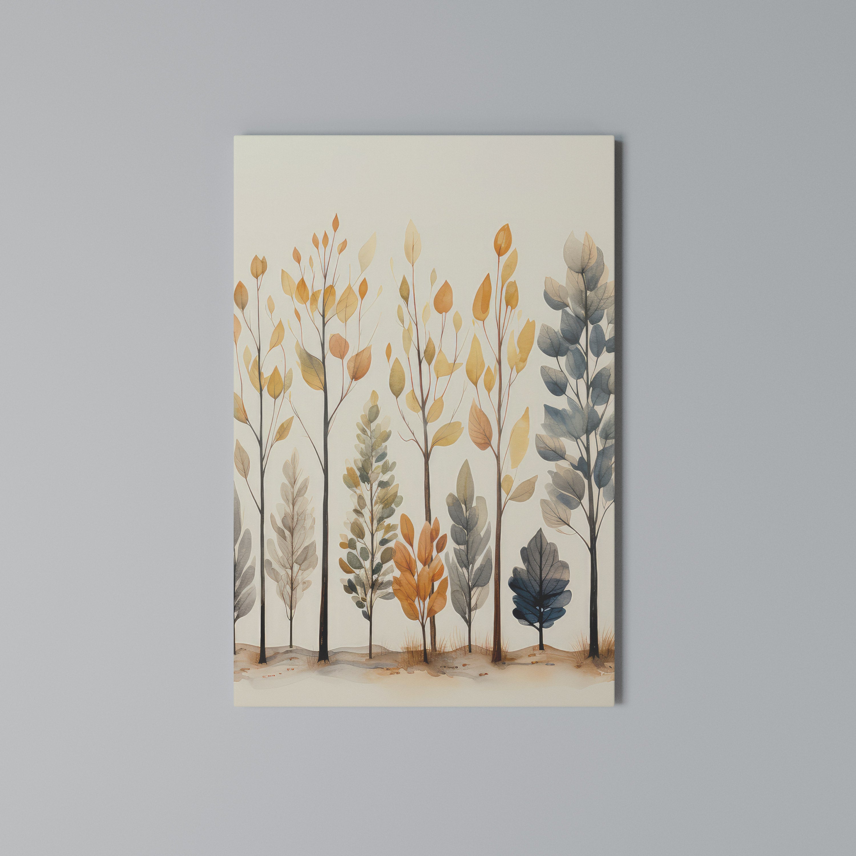 AUTUMN FOREST Cuadro en lienzo vertical