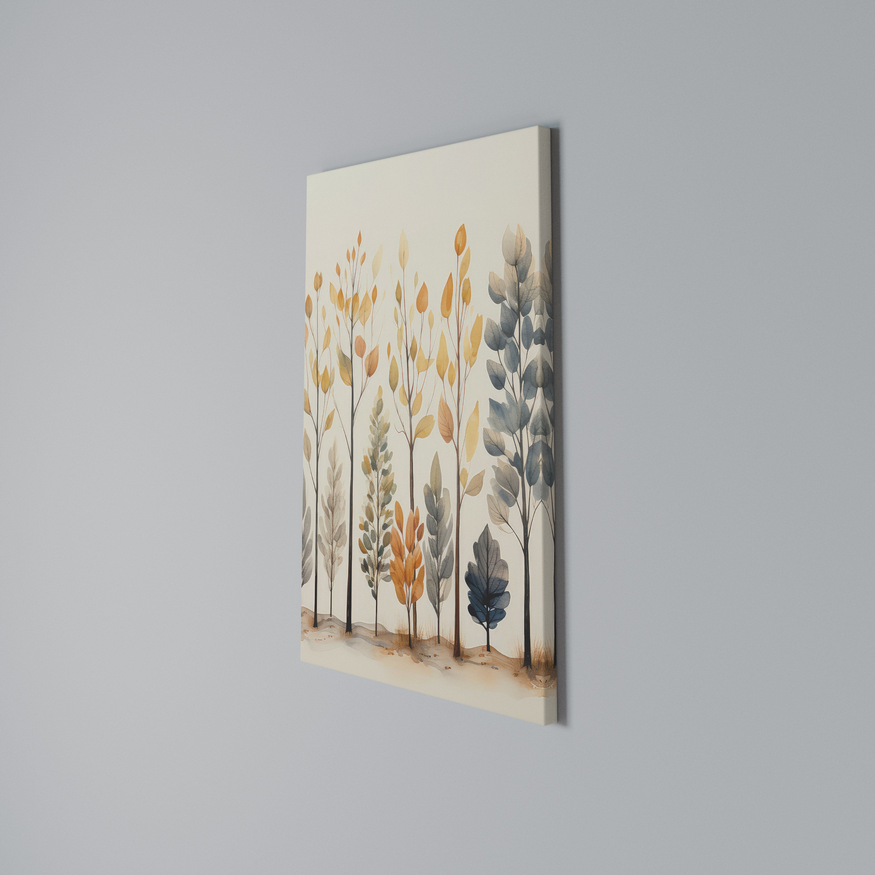 AUTUMN FOREST Cuadro en lienzo vertical