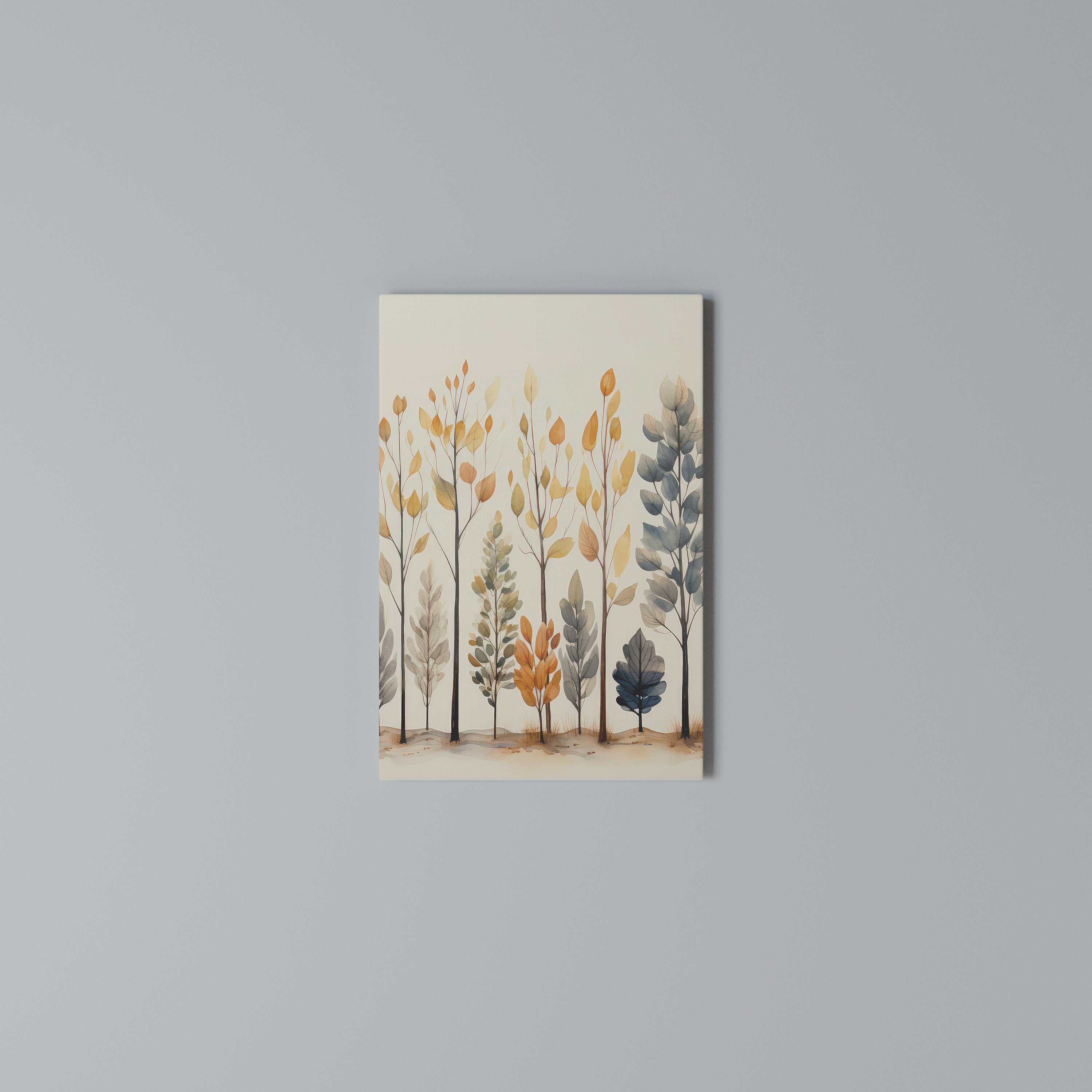 AUTUMN FOREST Cuadro en lienzo vertical