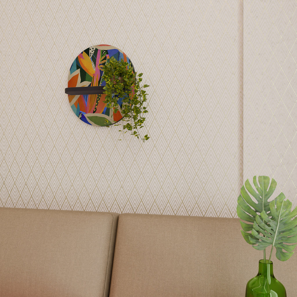 RAMPANT VEGETATION Art Shelf