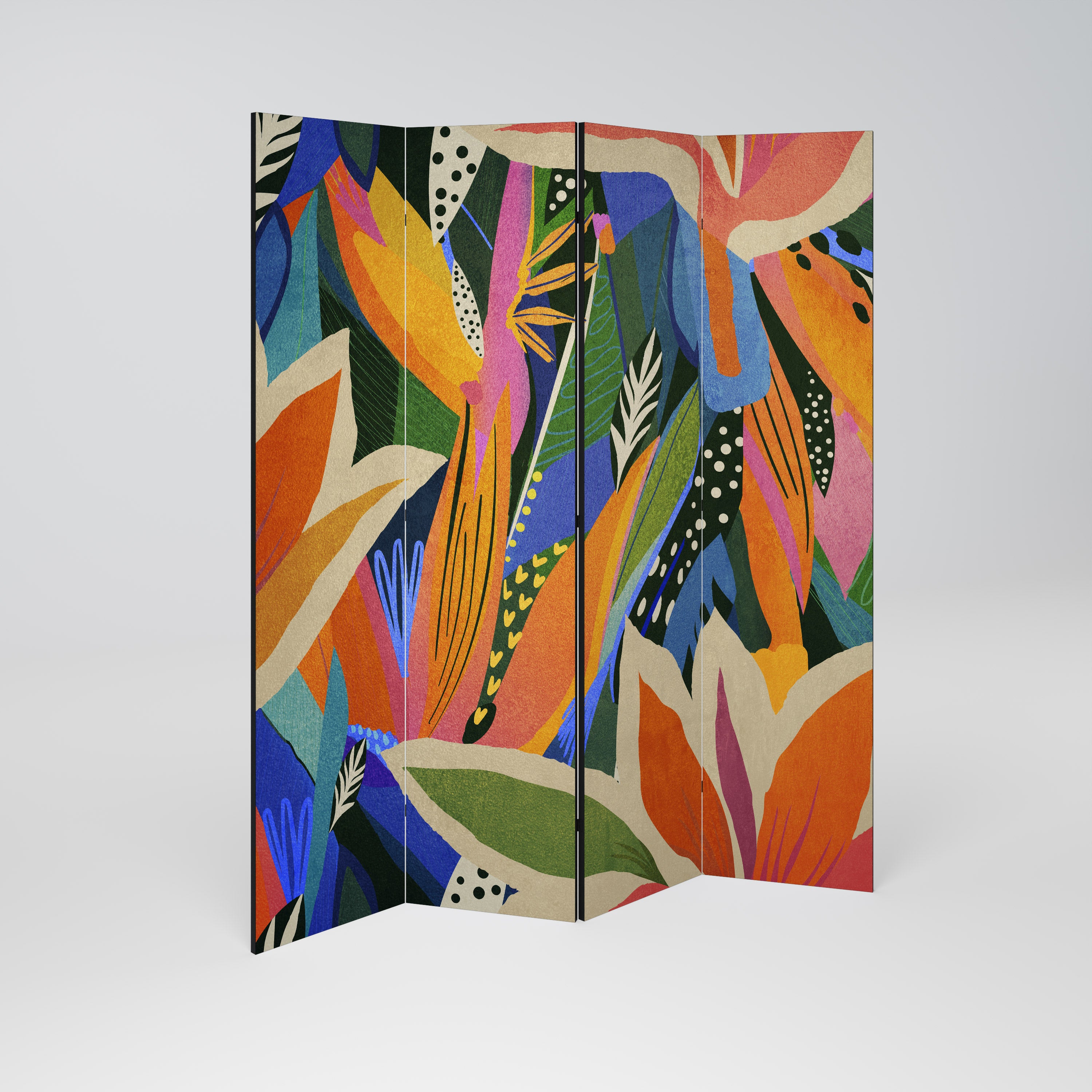 RAMPANT VEGETATION Παραβάν με 4 πάνελ