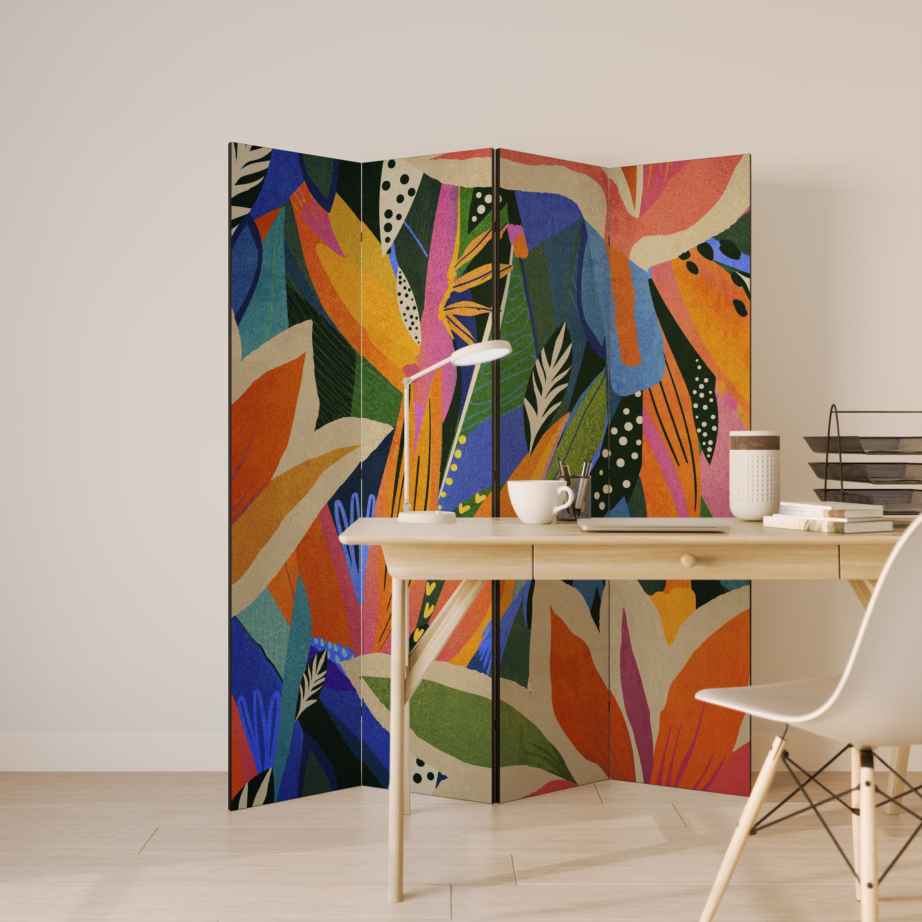 RAMPANT VEGETATION Παραβάν με 4 πάνελ