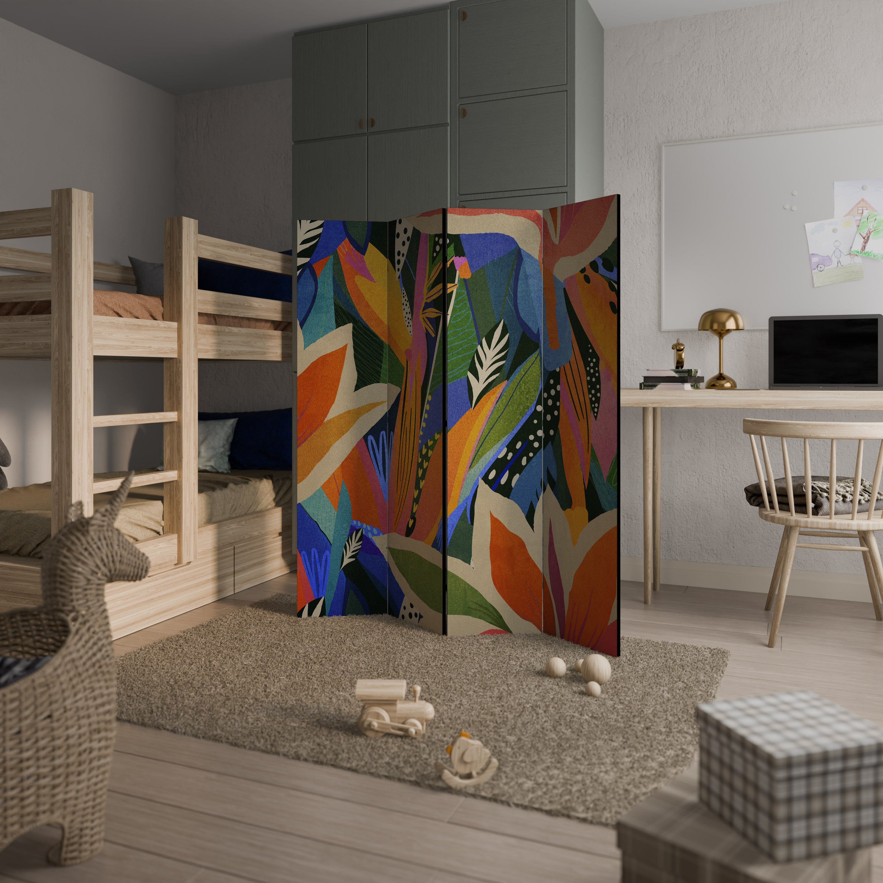 RAMPANT VEGETATION Παραβάν με 4 πάνελ