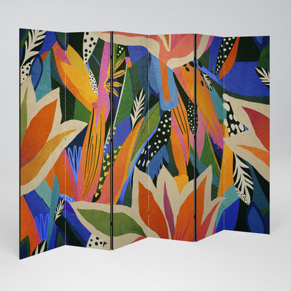 RAMPANT VEGETATION 6-Panel Room Divider