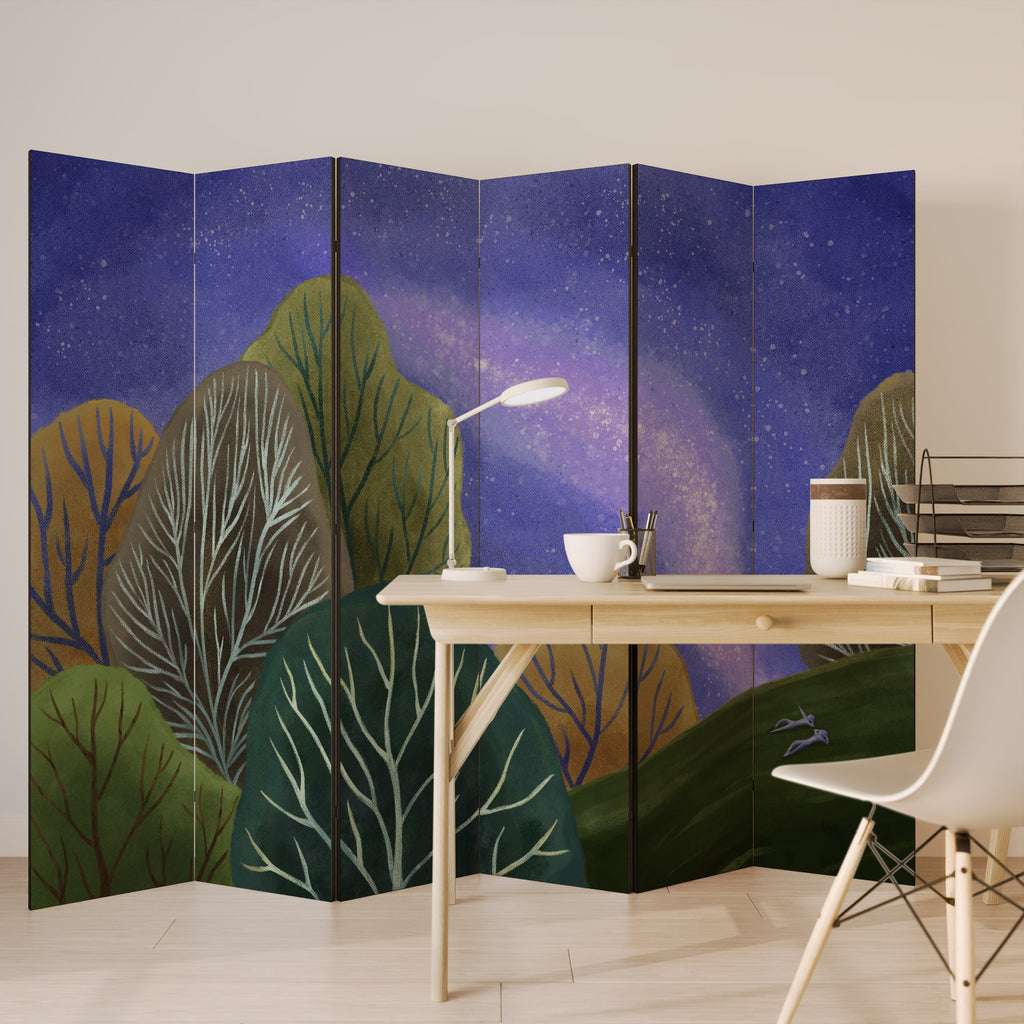STARLIT VIBE 6-teiliger Paravent