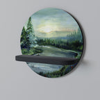 FOREST SUNSET Art Shelf