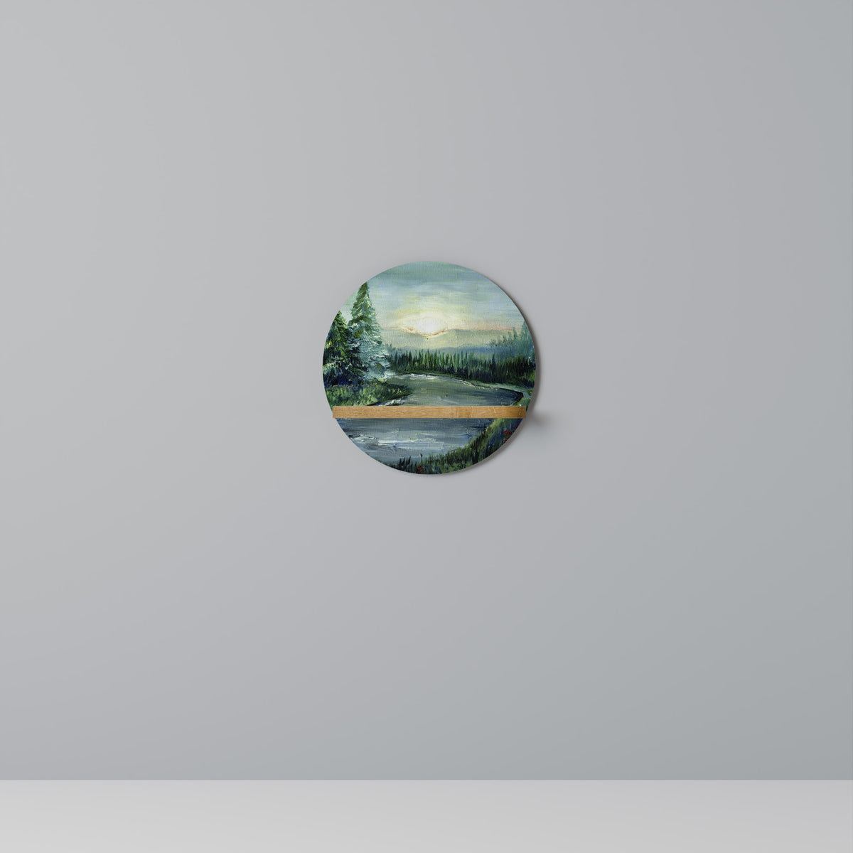 FOREST SUNSET Dekoratives Wandregal