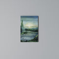 FOREST SUNSET Vertical Canvas Print