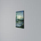 FOREST SUNSET Vertical Canvas Print