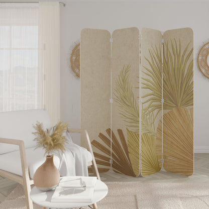 TROPICAL OUTBREAK 4-Panel Plywood Room Divider