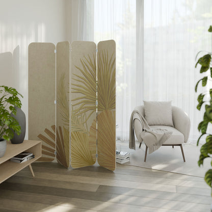 TROPICAL OUTBREAK 4-Panel Plywood Room Divider