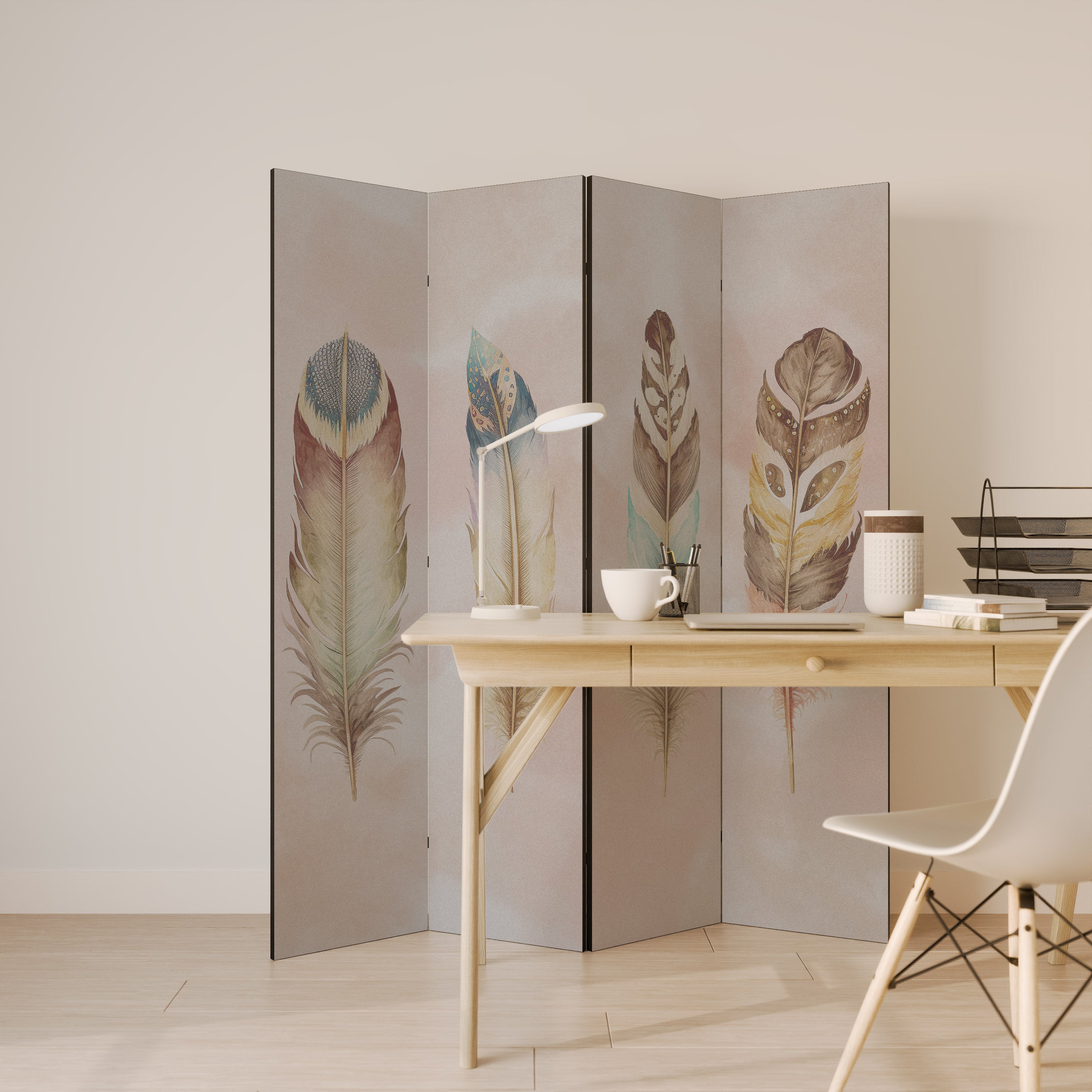 THE DELIQUESCE 4-Panel Room Divider