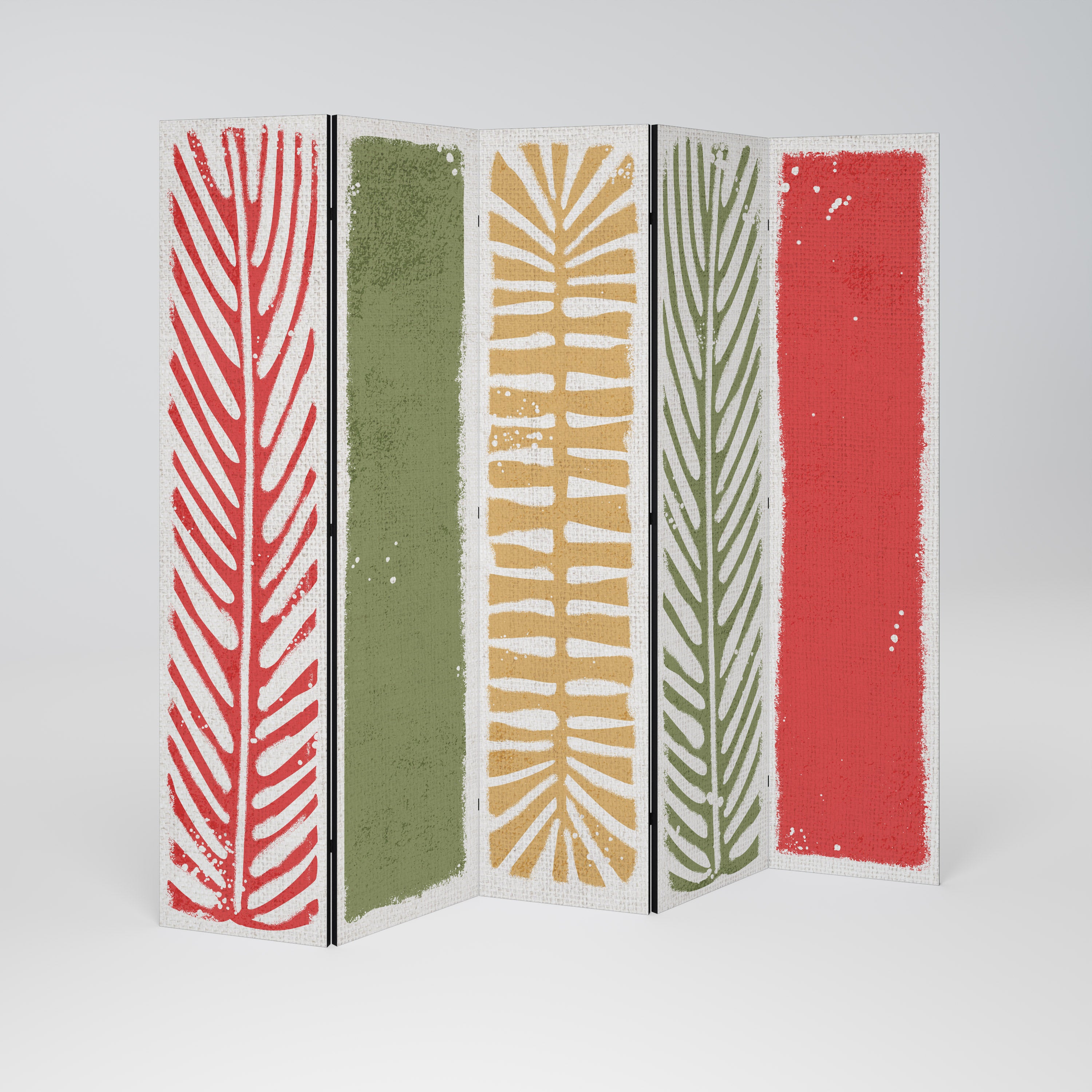 GREENERY WALK Dekorativ rumsavdelare – 5 paneler