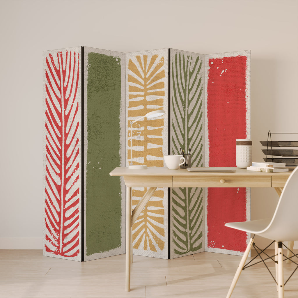 GREENERY WALK 5-Panel Room Divider