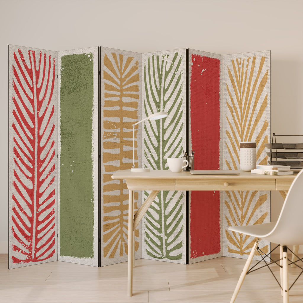 GREENERY WALK 6-Panel Room Divider